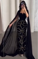 فساتين زواج طويله اسود