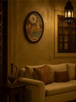 ساعة القبة النبوية البيضاوية