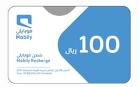 بطاقة شحن موبايلي 100