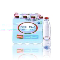 مياه بيورأكوا 600مل - شدة 12 عبوة