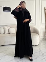 مخمل تطريز بالكم