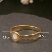 خاتم بنقش روماني مقاس 8