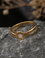 خاتم بنقش روماني مقاس 8