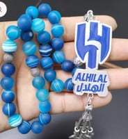 سبحة الهلال مع الشعار مقاس mm10