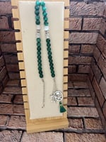 حجر عين القط مسبحةXسوار