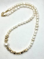 عقد اللؤلؤ الطبيعي صغير المقاس