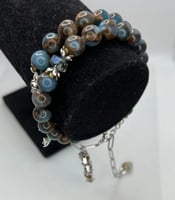 مسبحة حجر اللازورد سبحة X سوارة