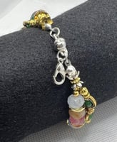 أساور من العقيق و حجر الكرستال الطبيعي