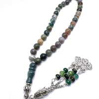 سبحة عقيق هندي مقاس mm10