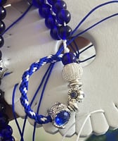 مسبحة الزعيم عدد 50 خرزه مقاسmm8 منتهية بحبل منسوج...