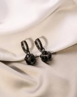 حلق الكرستال اسود