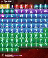 سكن مايدس+سكن السمكه+انمي ناروتو+رقصه الضحك+يتغير...