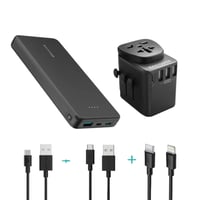 فيش السفر كومبو من راف باور (1 فيش سفر 32 واط مع 3...