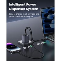 شاحن جداري يوجرين نيكسود S بتقنية GaN بمنفذين USB-...