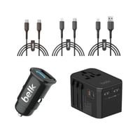 عرض- فيش السفر العالمي بقوة 45 واط مع 3 اسلاك من ا...