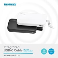 شاحن متنقل موماكس آي باور PD5 بسعة 20000 مللي أمبي...