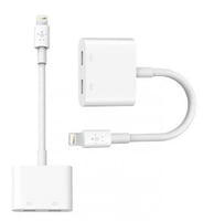 وصلة شاحن و سماعة من بيلكن عدد 2 منفذ لايتنج - ابي...