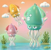 لعبة الحبار الراقص لعبة ترفيه تفاعلية للأطفال