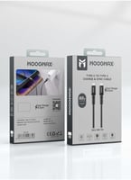 موج ماكس - سلك شاحن تايب سي الى تايب سي بقوة 60 وا...