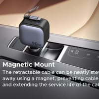 يوجرين شاحن سيارة سريع بمنفذين 60 واط مع كابل قابل...