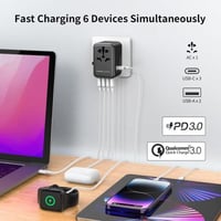 شاحن وفيش سفر موماكس بتقنية الشحن السريع GaN PD بـ...