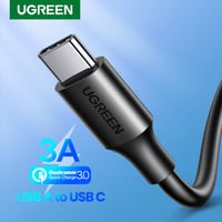سلك شاحن يوجرين USB إلى USB-C بسرعة 3 امبير للشحن...