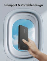 بطارية راف باور 10000 ملي امبير بمنفذ تايب سي ومنف...