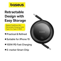 بيسوس - Free2Draw Mini كيبل تايب سي الي تايب سي بط...