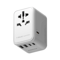 شاحن وفيش سفر موماكس بتقنية الشحن السريع GaN PD بـ...