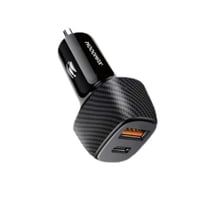 موج ماكس - شاحن سيارة بقوة 38 واط-PD-USB- أسود