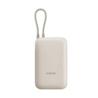 شاومي - شاحن متنقل بمنفذ USB ومنفذ USB-C وسلك مدمج...