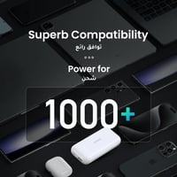 شاحن متنقل يوجرين بمنفذ PD وبمنفذ USB وبسعة 10000...