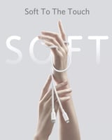 سلك شاحن انكر باورلاين فلو 100 واط من USB-C إلى US...