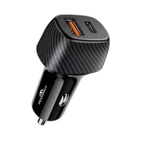 موج ماكس - شاحن سيارة بقوة 48 واط-PD-USB- أسود