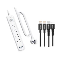 توصيلة انكر -PowerExtend مع 4 منافذ طاقة و2 منافذ...