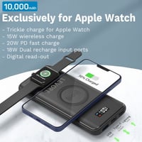 بطارية ليفوري تدعم ساعة ابل شحن لاسلكي وسلكي بقوة...