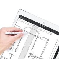 قلم ايباد ذكي يدعم راحة اليد مغناطيسي - أبيض