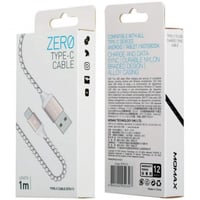 سلك شاحن تايب سي موماكس قماش MOMAX ZERO Type-C to...