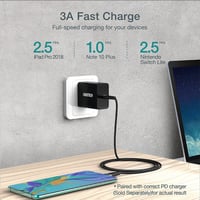 سلك شاحن تشويتيك من Type-C الى Type-C بطول1 م وقوة...