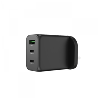 شاحن جداري ليفوري 65 واط بتقنية جان منفذين USB-C و...