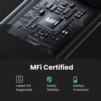 سلك شاحن ايفون تايب سي يوجرين معتمد من ابل 1 متر -...