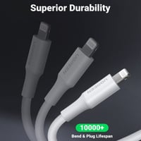 سلك شاحن ايفون USB يوجرين معتمد من ايل 1 متر - ابي...