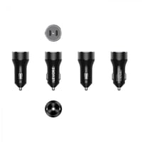 شاحن سيارة ليفوري 66 واط منفذين USB-C PD - أسود