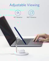 شاحن أنكر وايرلس باور ويف ماق سيف 2 في 1 لايت - أب...