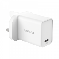 شاحن جداري موماكس بمنفذ PD بقوة 30 واط-ابيض