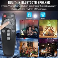 جهاز عرض ضوئي LED بتصميم رائد فضاء ونجوم المجرة، أ...