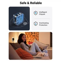 فيش جداري يوجرين بمنفذ PD شحن سريع بقوة 20 واط - أ...