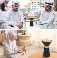 مبخرة ذكية مصنوعة من المعدن بتصميم عصري