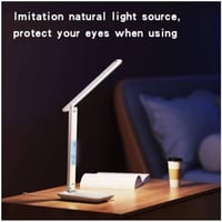 مصباح مكتب، 5 أوضاع إضاءة، وظيفة إل سي دي، شحن لاس...