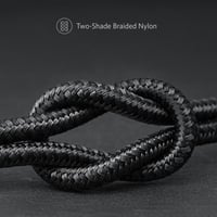 سلك شاحن ايفون انكر ضد القطع مغطى بالقماش يتحمل حت...